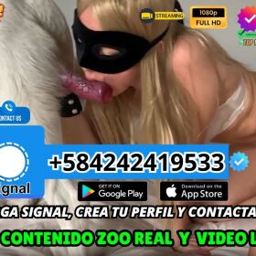 Real zoophilia porn, virtual assistance, and sale of real content / Fetishist lady ZOOPORNO